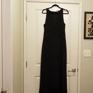 Black tank maxi dress